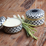 Iris Kerze Dekorationsbild - Osteninterieur