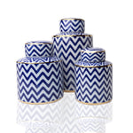 Indigo Kerze Dekorationsbild - Osteninterieur