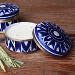 Saphira Kerze Dekorationsbild - Osteninterieur